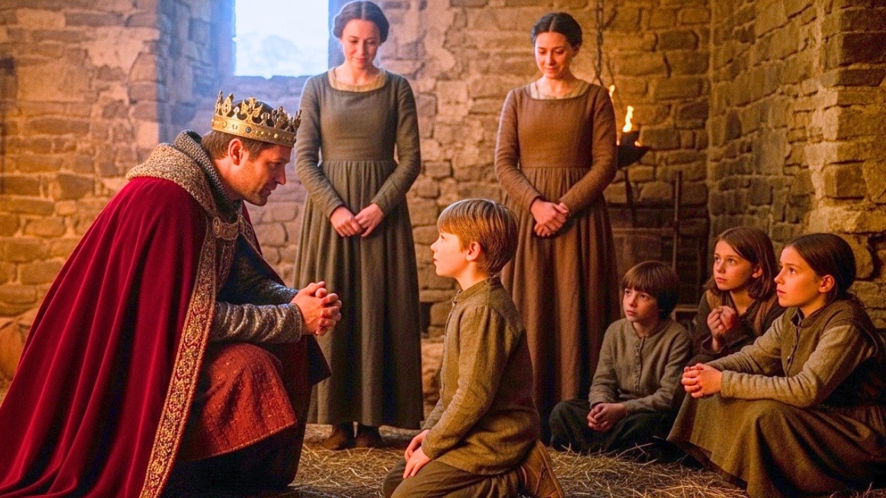 Regele și-a urmărit croitoreasa și a văzut-o intrând într-o casă părăsită cu copiii ei — apoi…