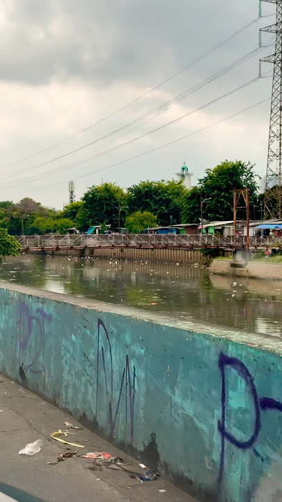 KALI CILIWUNG RIVER TODAY UPDATE FEBRUARY 2025 KONDISI TERBARU @ Jembatan Besi Tambora West JAKARTA