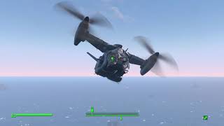 Fallout 4 мод Flyable Personal Vertibird