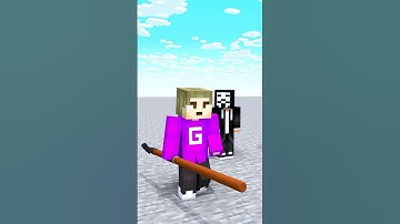HELP Giel Throw Spear VS Herobrine VS Hacker #herobrine #minecraft #shorts #entity
