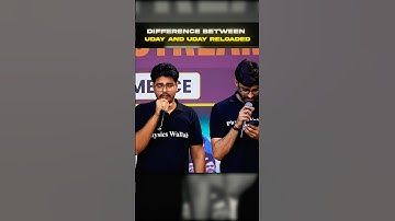 Uday vs Uday RELOADED - Difference?😳  #pw #physicswallah #class11