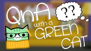 QnA WITH A GREEN CAT | Geometry Dash Juniper QnA WITH A GREEN CAT | Geometry Dash Juniper