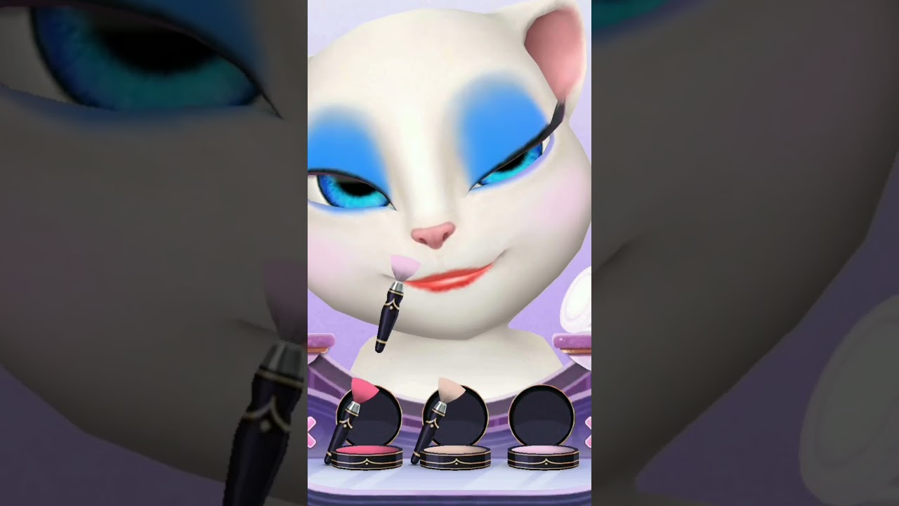 talking tom makeup💄 video
