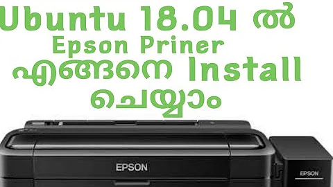 How to Install Epson L110|How to install l130 Printer on Ubuntu 18.04| epson l130| epson l110