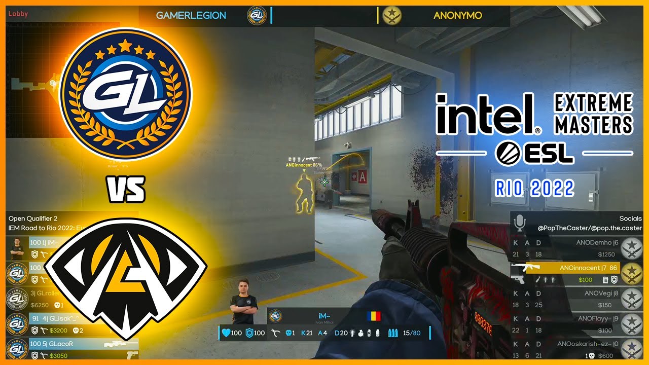 IM GamerLegion Vs Anonymo IEM Road To Rio 2022 EU RMR Open QUAL 