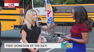 Ups Drops Off Nearly 800 Worth Of School Supplies
