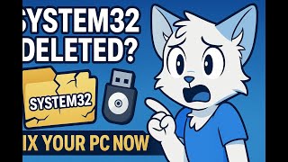 💻FIXED: System32 Deleted — PC Won’t Boot? Here’s What To Do!