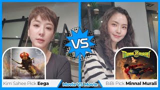 (ENG) Eega vs Minnal Murali | Movie vs Movie | Reaction by Korean Movie Actress