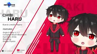 【Live2D Model Showcase】Chibi Hideaki Haru