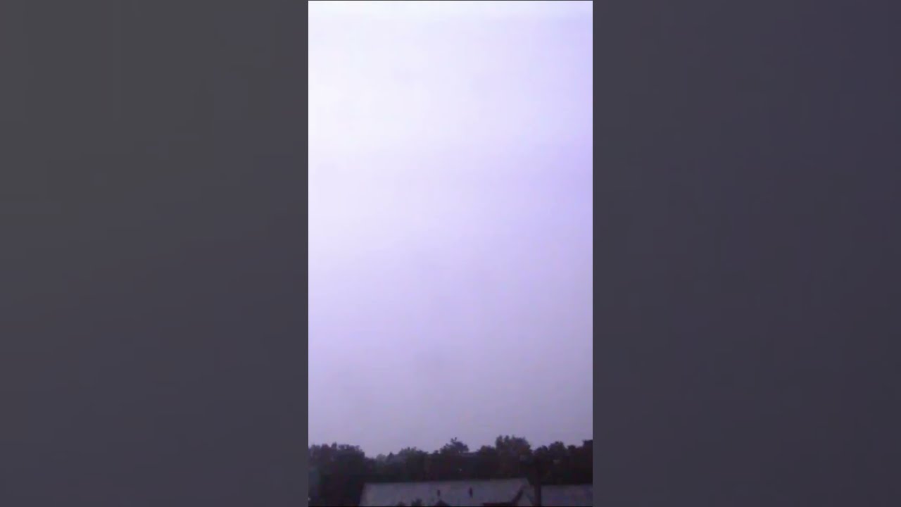 MASSIVE Lightning Storm Turns Night Into Day