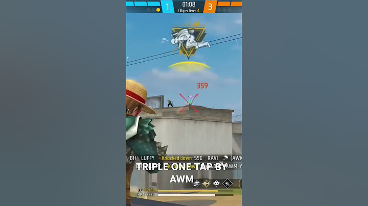 TRIPLE ONE TAP BY AWM | AWM KING | #awmheadshot #awmking #freefire #