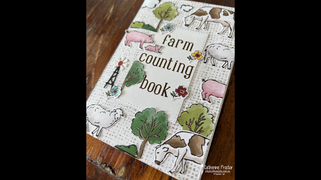 Stampin' Up! On the Farm  and Day at the Farm Counting Book - Envelope Album