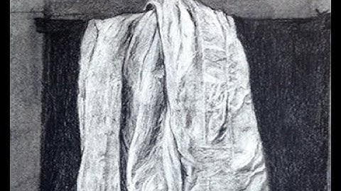 Charcoal Drapery Demo