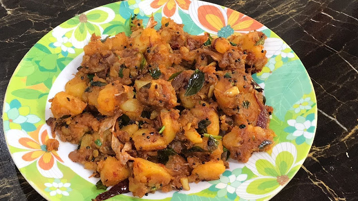 Potato Poriyal / Potato Kootu Recipe in Tamil / Urulaikilangu Masala Varuval /Potato Curry in Tamil
