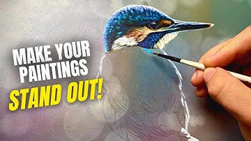 How To Make Your Acrylic Paintings POP! (Bright and Saturated Colour)