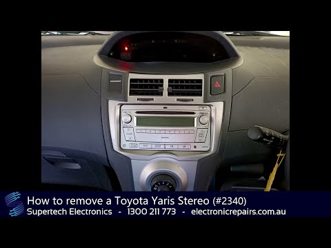 How to remove a Toyota Yaris Stereo (#2340)