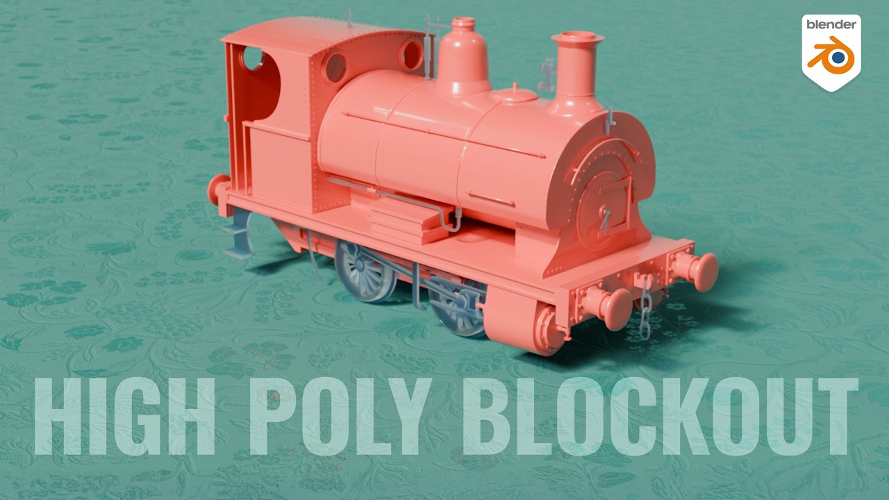 Complete Blender Modelling Course - The Steam Train Part 3 (Finishing off the main body)