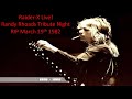 Randy Rhoads Tribute Night  LIVE!  RIP