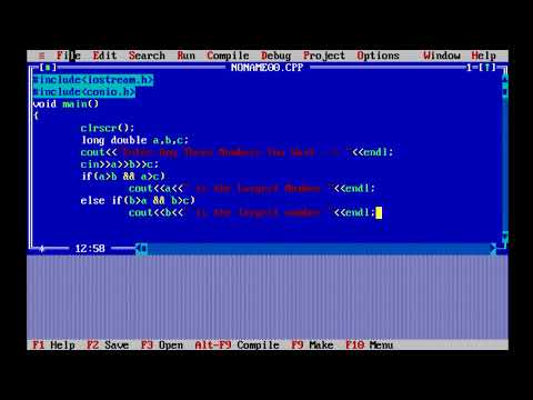 C++ Program To Display The Largest Among Any Three Numbers