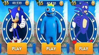 Sonic Dash vs Go Sanic Goo MEME vs Rainbow Friends - All Characters Unlocked Android Gameplay 2022 screenshot 3