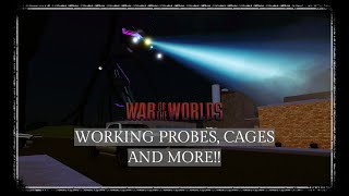 ROBLOX War of the Worlds: WORKING PROBE, CAGES, AND MORE!!