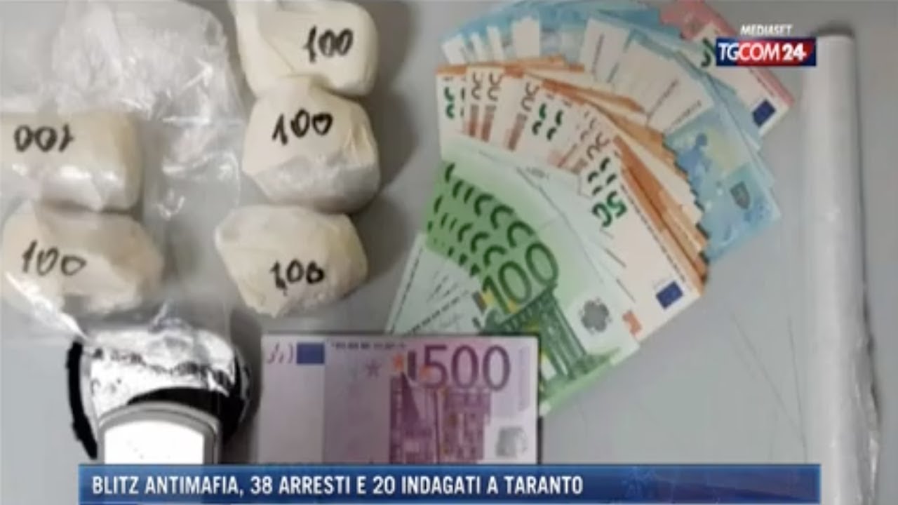 Droga. Blitz della Direzione Investigativa Antimafia con 38 arresti e 20 indagati a Taranto