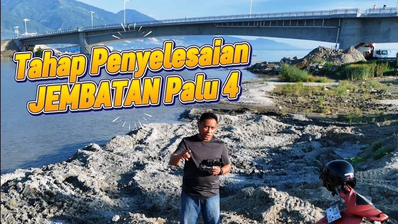 Jembatan Palu 4 Telah terhubung Palu Barat & Palu Timur #djiflip #drone #cinematography