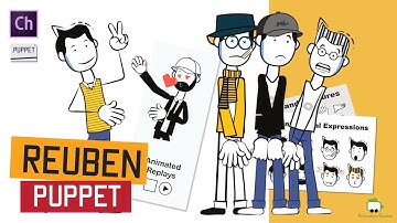 Reuben Modern Stick Puppet for Adobe Character Animator