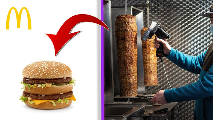 Un Big Mac de chez McDo au kebab ?