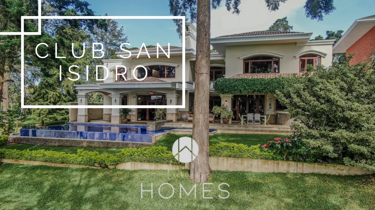 NO DISPONIBLE - Lujosa casa en Venta, Club de Golf San Isidro | GUATEMALA -  YouTube