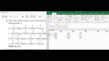 Records Management Chapter 5 indexing and alpha