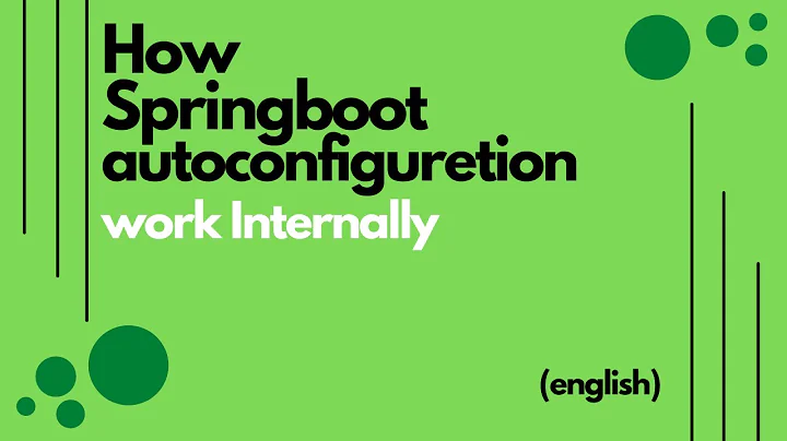 How Spring boot auto-configure works internally ( English )