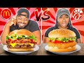 MCDONALDS VS CHICK FIL A FOOD CHALLENGE