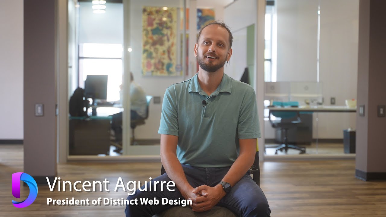 Interview with Vincent Aguirre of Distinct Web Design - YouTube