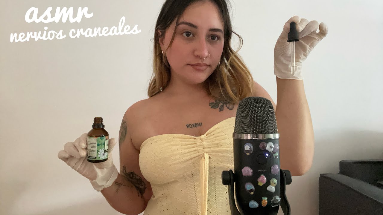 ASMR nervios craneales en 7 MINUTOS | chequeo médico rápido 