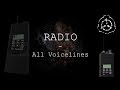 Radio | All Voicelines with Subtitles | SCP - Containment Breach (v1.3.11)