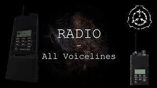 Radio | All Voicelines with Subtitles | SCP - Containment Breach (v1.3.11)