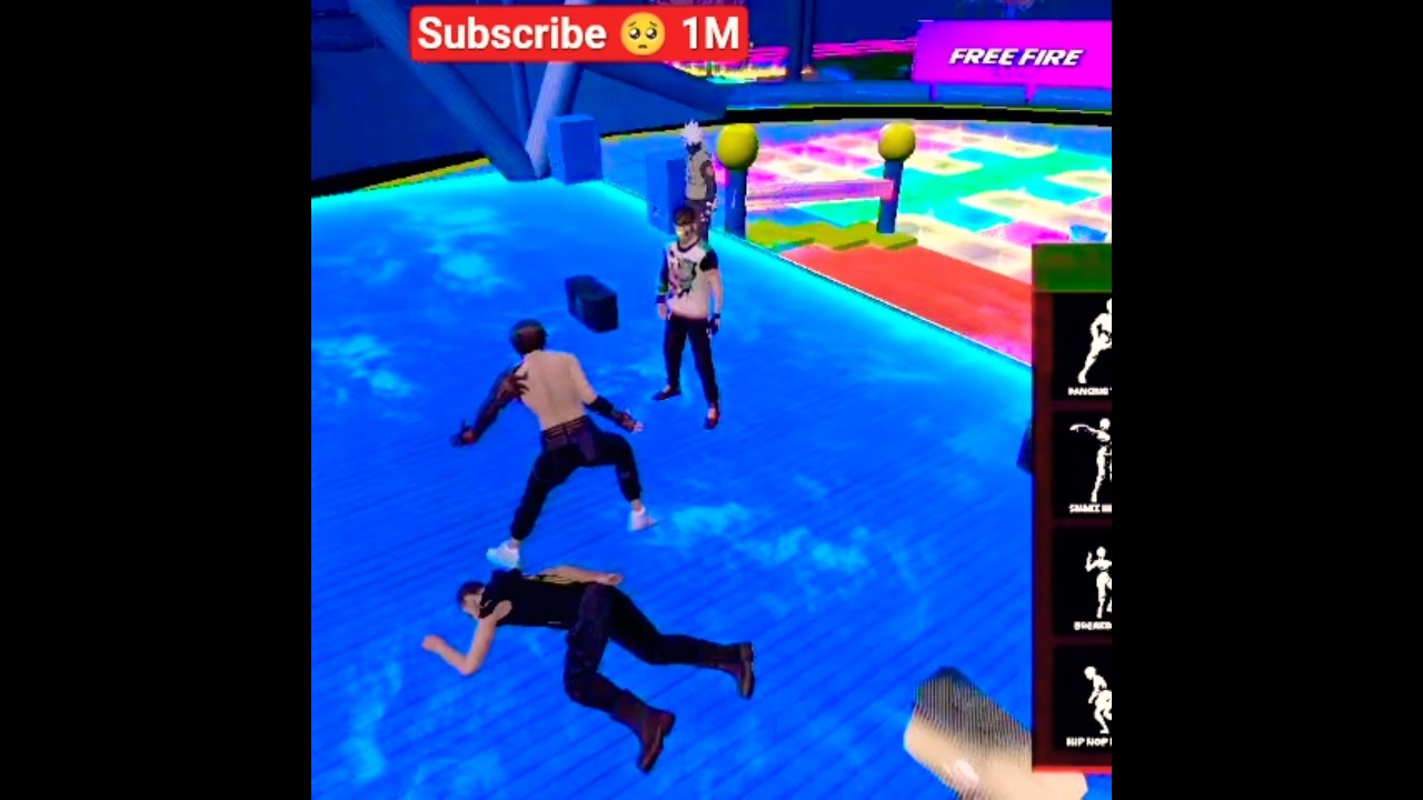 Free Fire Character Hits the Dance Floor! 🕺