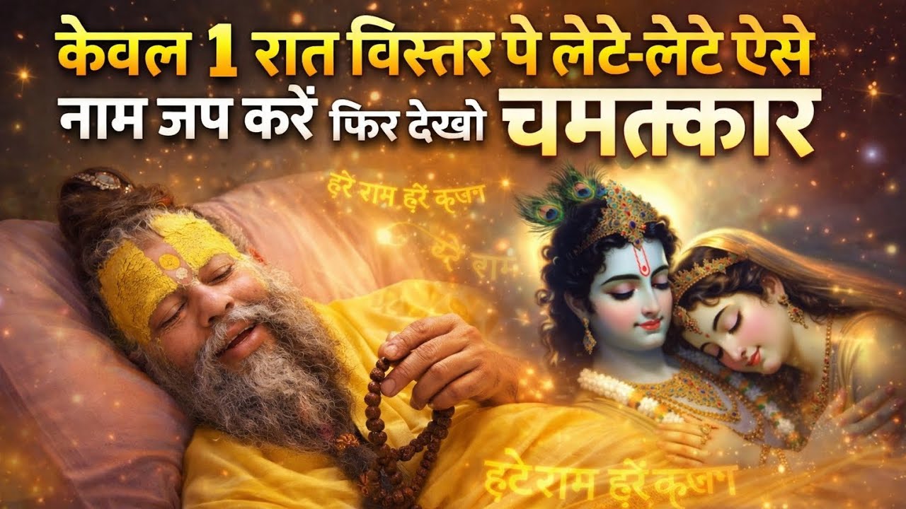 केवल 1 रात! बिस्तर पर लेटे-लेटे ऐसे नाम जप करें, चमत्कार खुद देखेंगे | प्रेमानंद जी महाराज