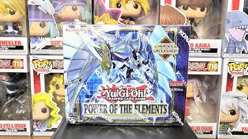 YU-GI-OH! POWER OF THE ELEMENTS: BOOSTER BOX OPENING OF KONAMI