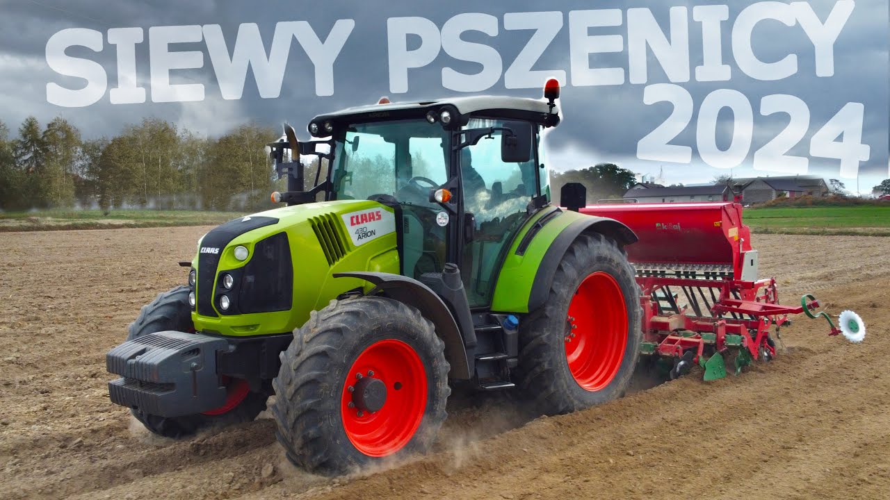 ☆ SIEWY PSZENICY 2024 ㋡ CLAAS ARION 430 ☆ UNIA KRAJ ☆ZADYMA NA POLU!? ☆AgroLechuTeam