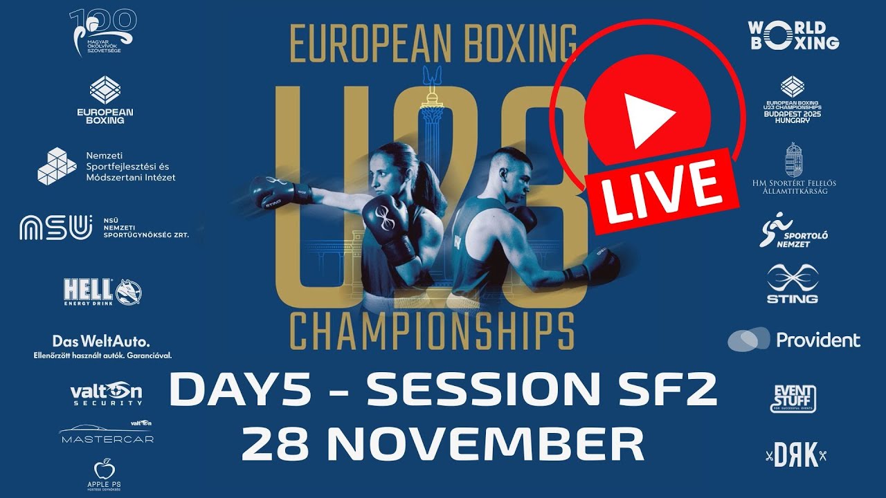 European Boxing U23 Championships - Day5 - Session SF2 (Main Ring ...