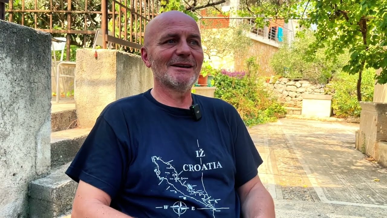 O. Jarosław Błażyński SVD. Wyspa Iž. Chorwacja.