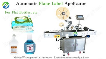 Automatic Plane Label Applicator for Flat Bottle Single Face Labeling Machine
