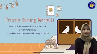 Prinsip Sarang Merpati || Matematika Kombinatorik