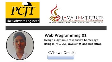 Web Project Task 06 | 1st Year | Semester 01 | Java Institute
