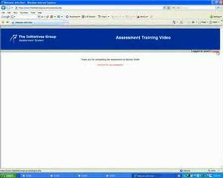 Assessment Training Video