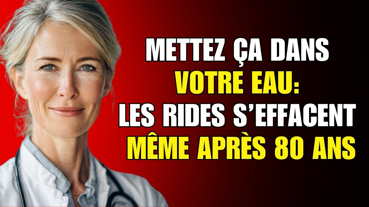 Seniors : Ne buvez plus d’eau pure ! Ajoutez ÇA pour stimuler le collagène et lisser les rides