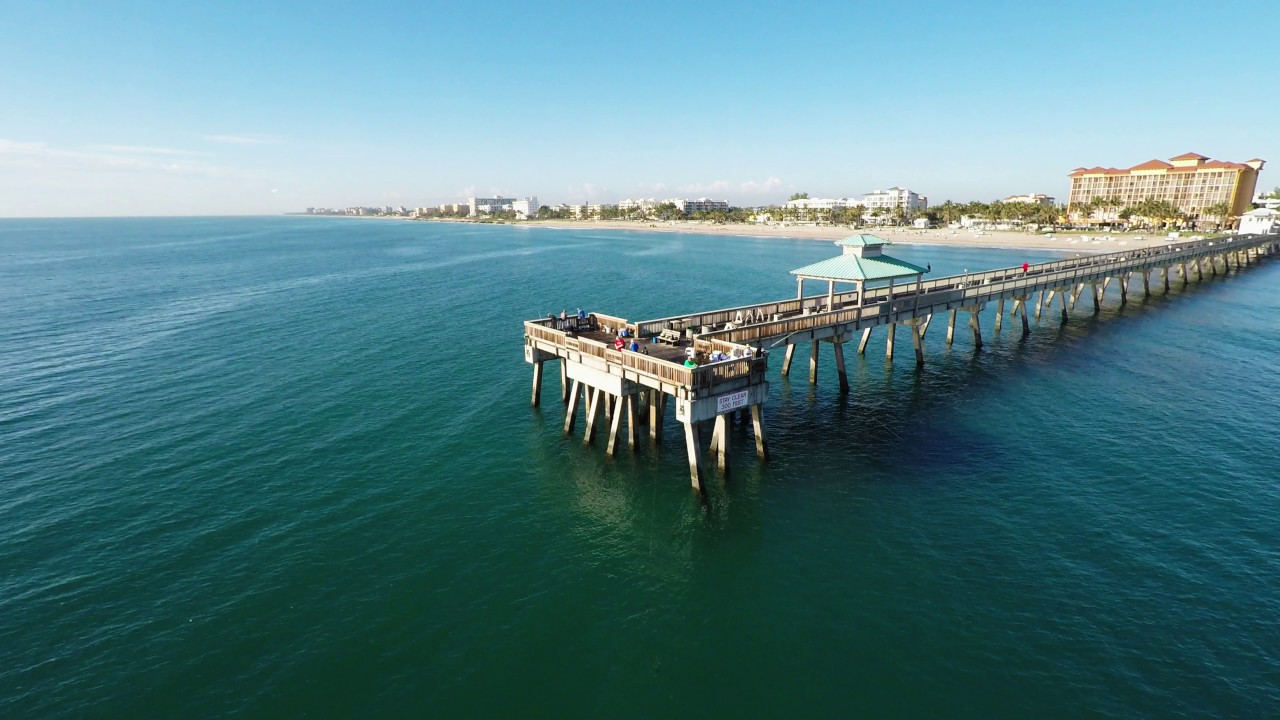 Deerfield Beach Fishing Pier 3DR Solo/Gopro 4 Black in 4k YouTube