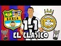 👀RONALDO watches EL CLASICO!👀 (Barcelona vs Real Madrid 1-1 Parody Copa Del Rey 2019 Highlights)